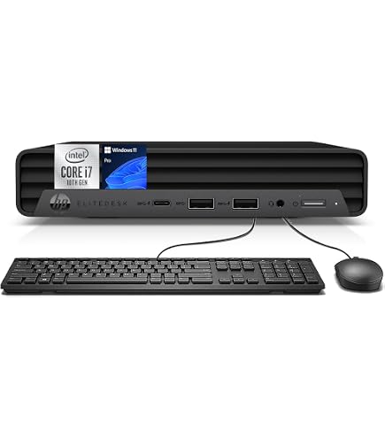 Amazon.com: HP EliteDesk 800 G6 Mini PC Desktop Computer PC, Six